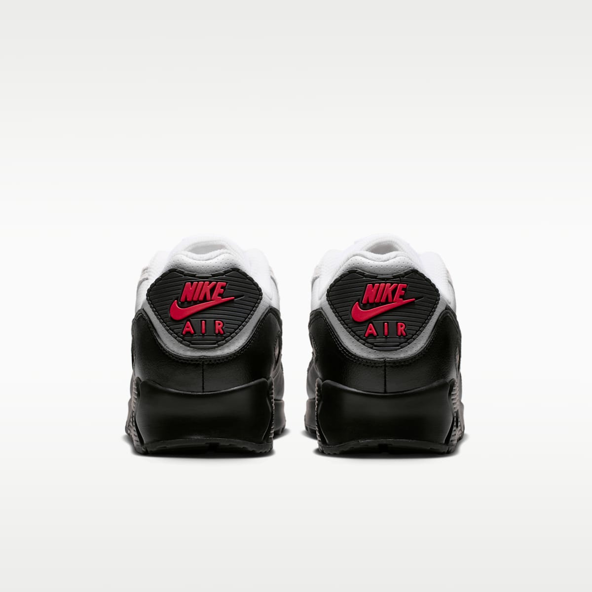 Nike Air Max 90 Men's Shoes - White/University Red/Black - Image 6