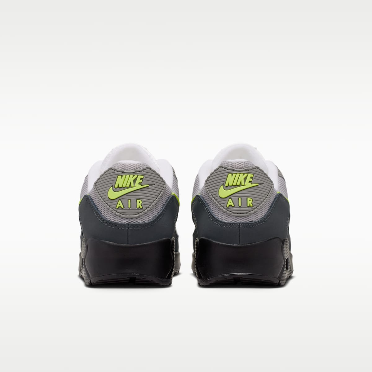 Nike Air Max 90 Men's Shoes - Black/Anthracite/Light Charcoal/Neon Yellow - Image 6