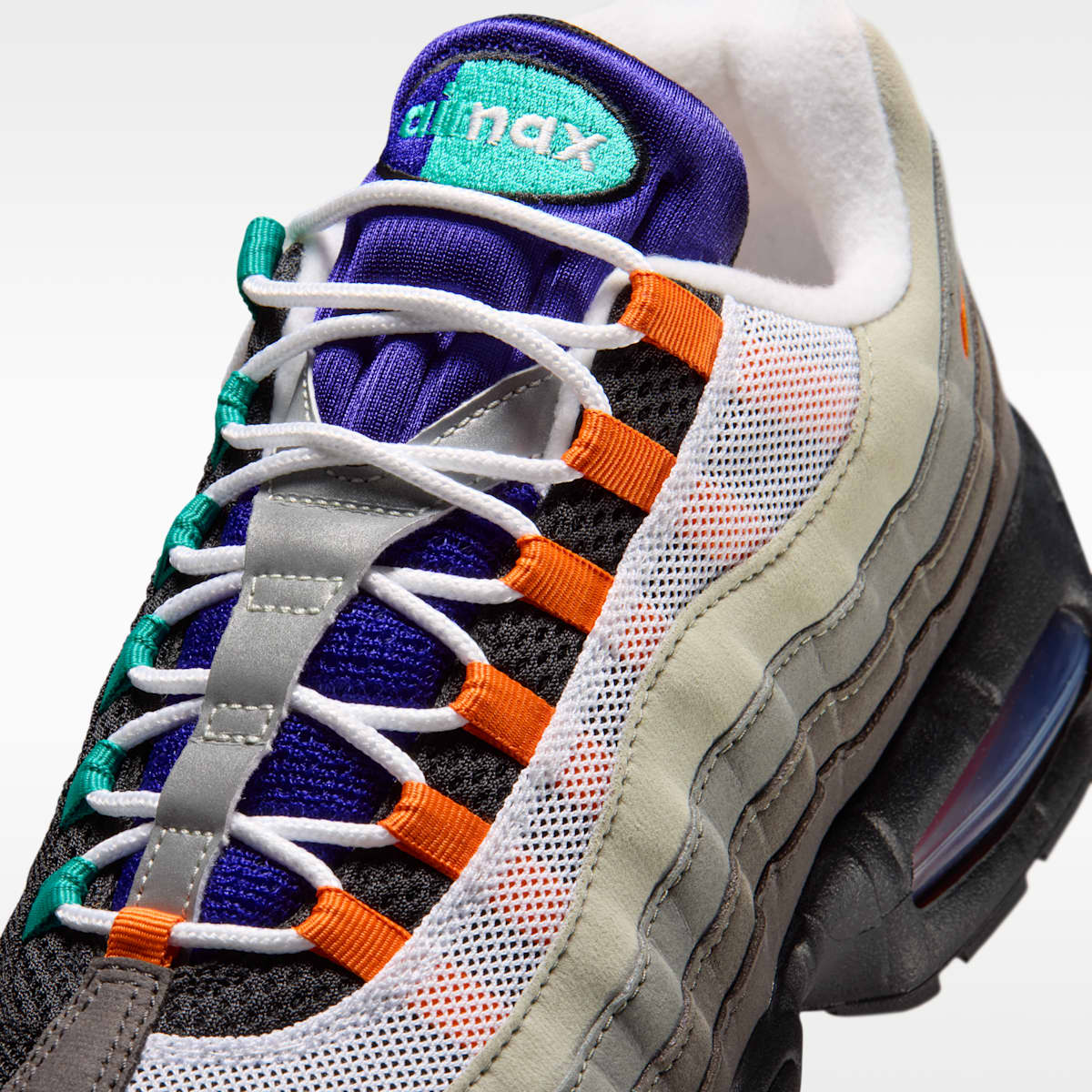 Nike Air Max 95 Big Bubble Premium Men's Shoes - Black/White/Volt - Image 7