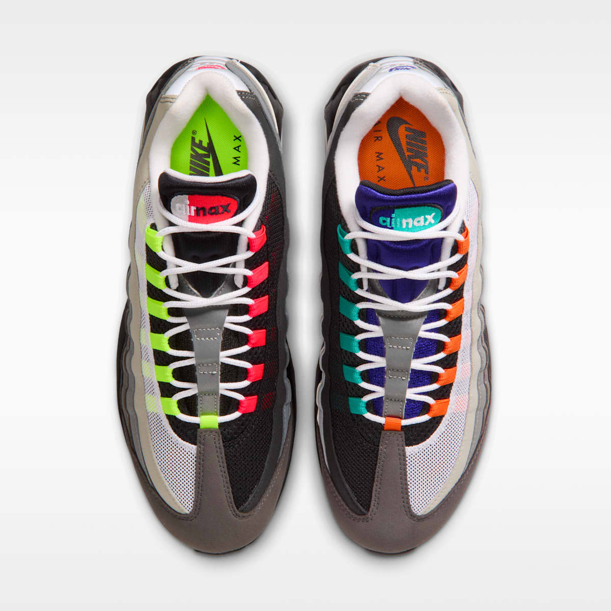 Nike Air Max 95 Big Bubble Premium Men's Shoes - Black/White/Volt - Image 4