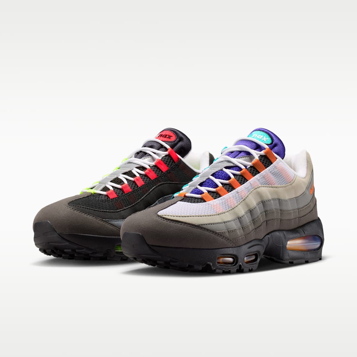 Nike Air Max 95 Big Bubble Premium Men's Shoes - Black/White/Volt - Image 5