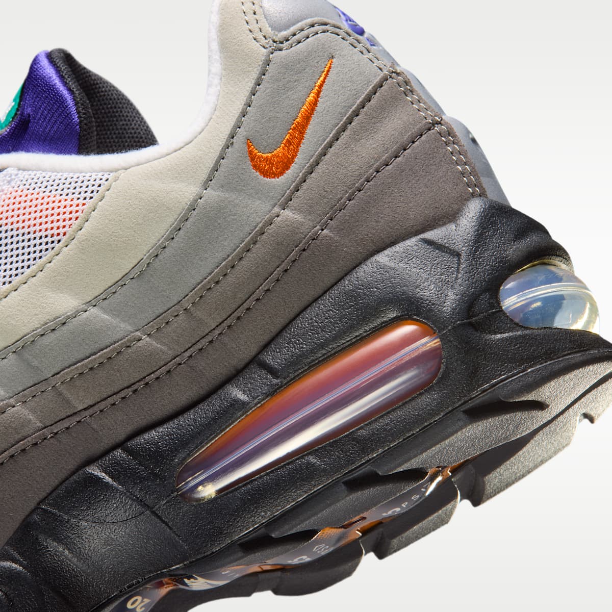 Nike Air Max 95 Big Bubble Premium Men's Shoes - Black/White/Volt - Image 8