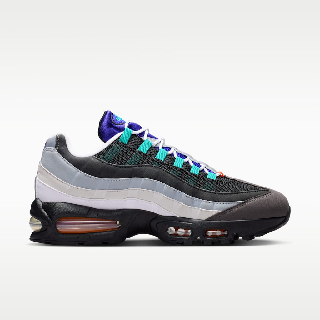 Nike Air Max 95 Big Bubble Premium Men's Shoes - Black/White/Volt - Image 3