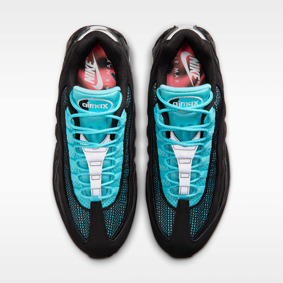 Nike Air Max 95 Big Bubble "Scorpion" Men's Shoes - Black/Gamma Blue/Metallic Silver/Chrome - Image 4