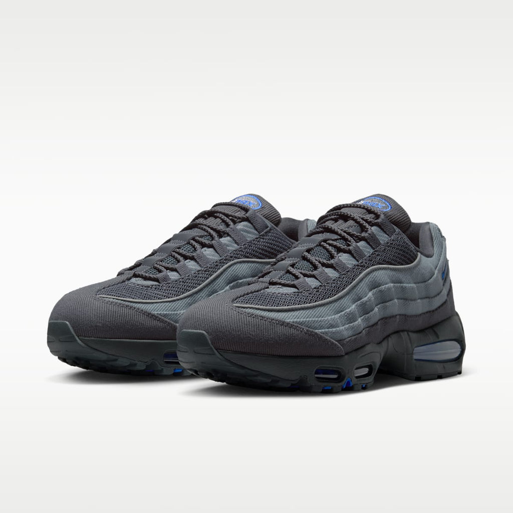 Nike Air Max 95 Big Bubble Men's Shoes - Smoke Grey/Anthracite/Black/Racer Blue - Image 5