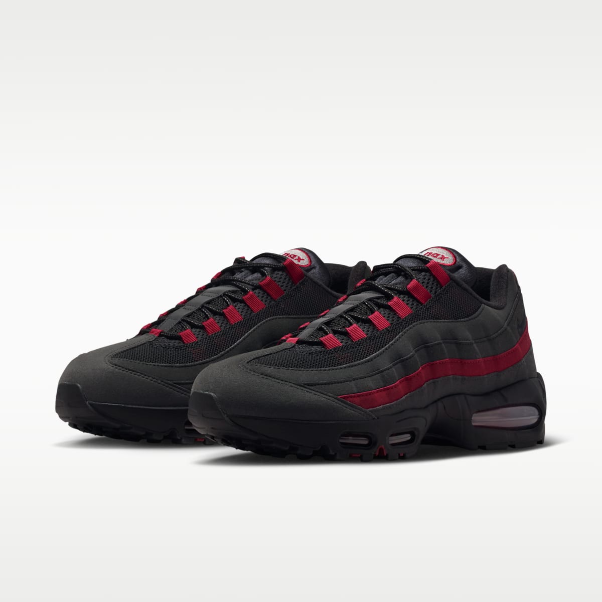Nike Air Max 95 Big Bubble "OG" Men's Shoes - Black/Team Crimson/Wolf Grey/Black - Image 5