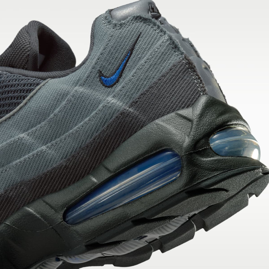 Nike Air Max 95 Big Bubble Men's Shoes - Smoke Grey/Anthracite/Black/Racer Blue - Image 8