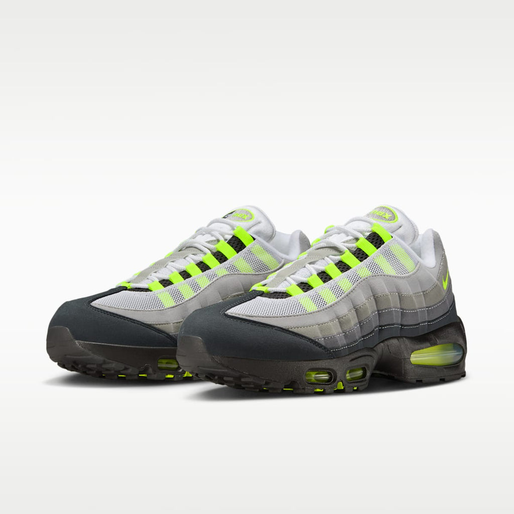 Nike Air Max 95 Big Bubble "OG" Men's Shoes - Black/Cool Grey/Neon Yellow - Image 5