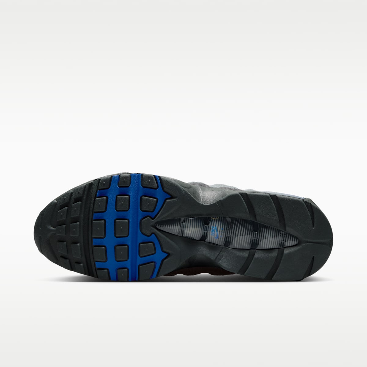 Nike Air Max 95 Big Bubble Men's Shoes - Smoke Grey/Anthracite/Black/Racer Blue - Image 2