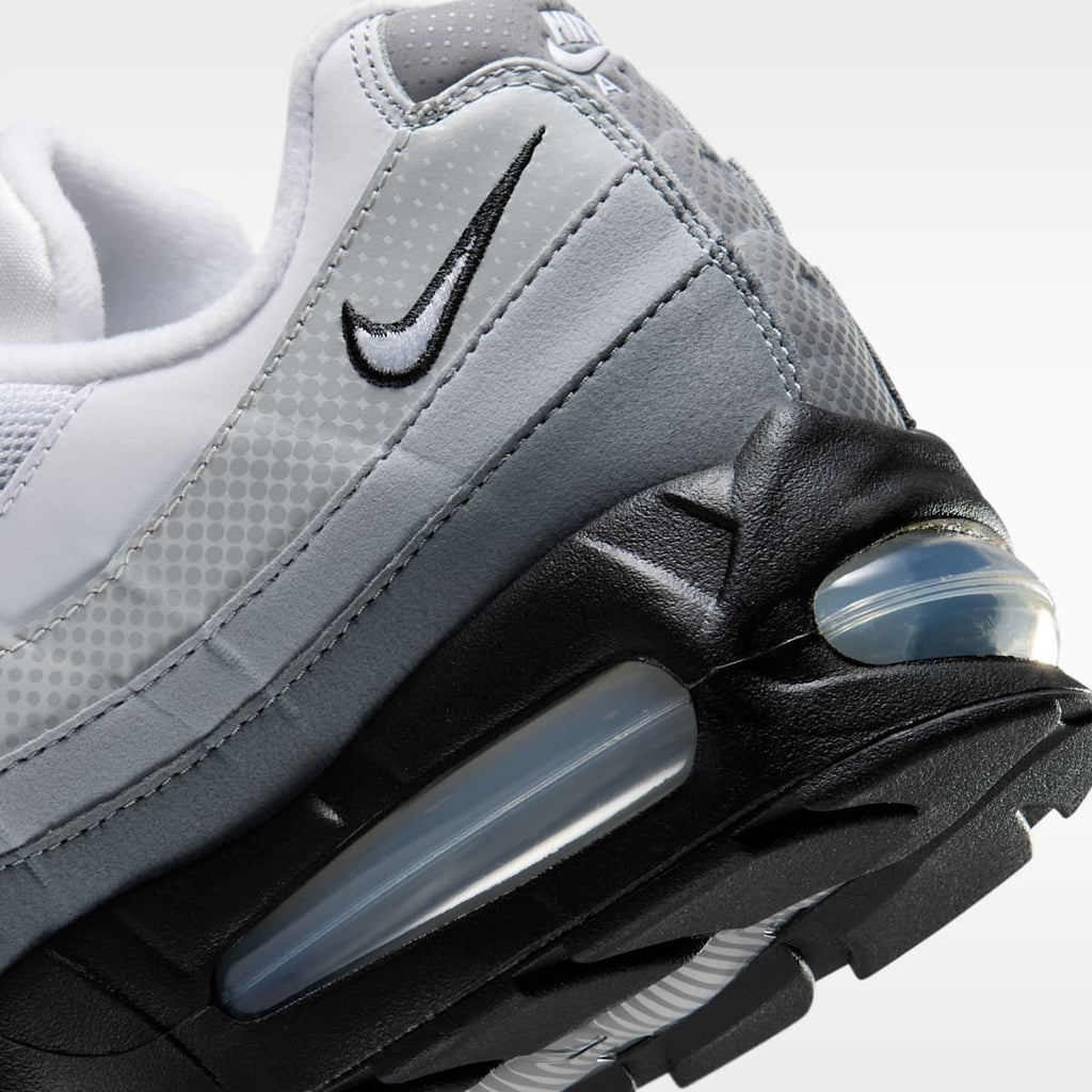 Nike Air Max 95 Big Bubble Men's Shoes - Black/Pure Platinum/Wolf Grey/White - Image 8