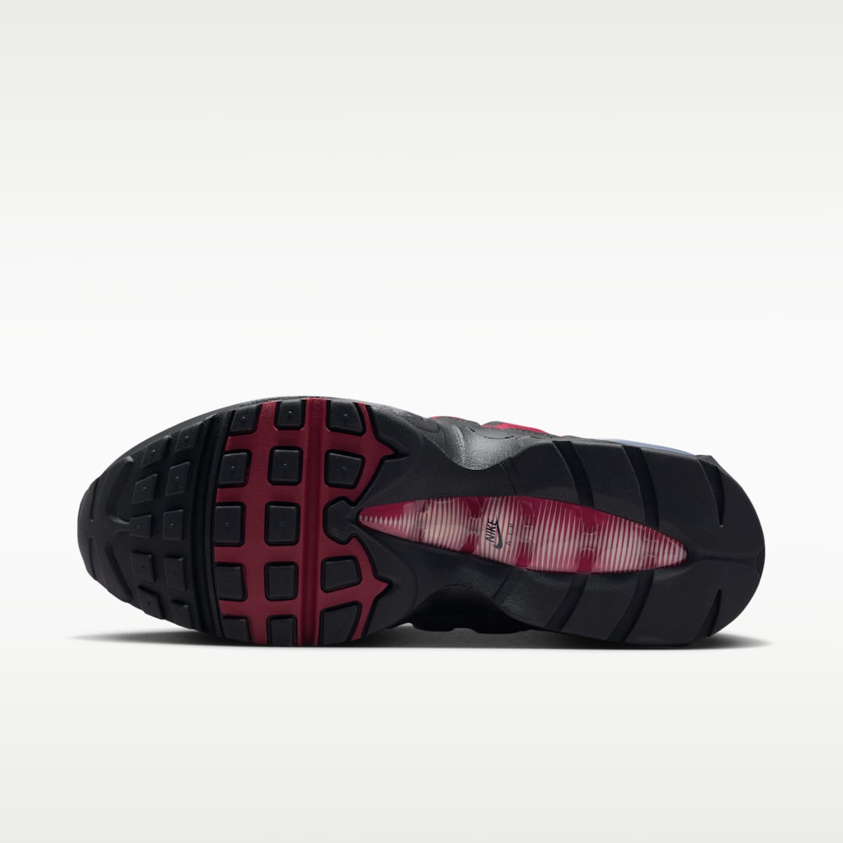 Nike Air Max 95 Big Bubble "OG" Men's Shoes - Black/Team Crimson/Wolf Grey/Black - Image 2