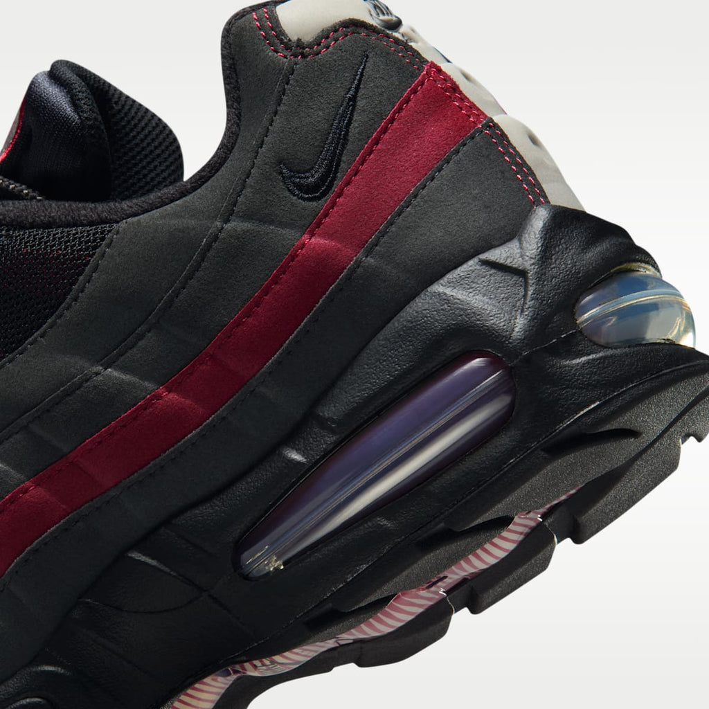 Nike Air Max 95 Big Bubble "OG" Men's Shoes - Black/Team Crimson/Wolf Grey/Black - Image 8