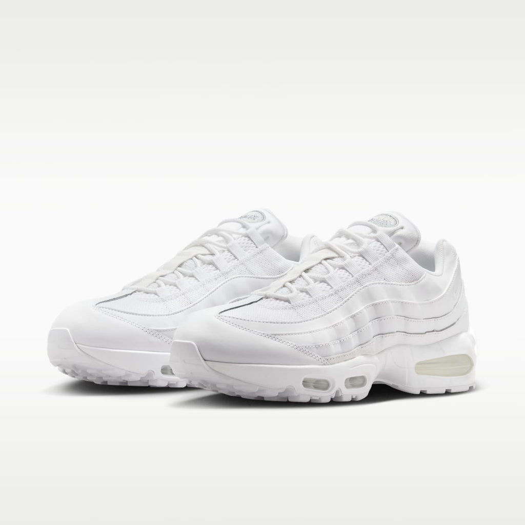 Nike Air Max 95 Big Bubble Men's Shoes - White/White/Pure Platinum/White - Image 5