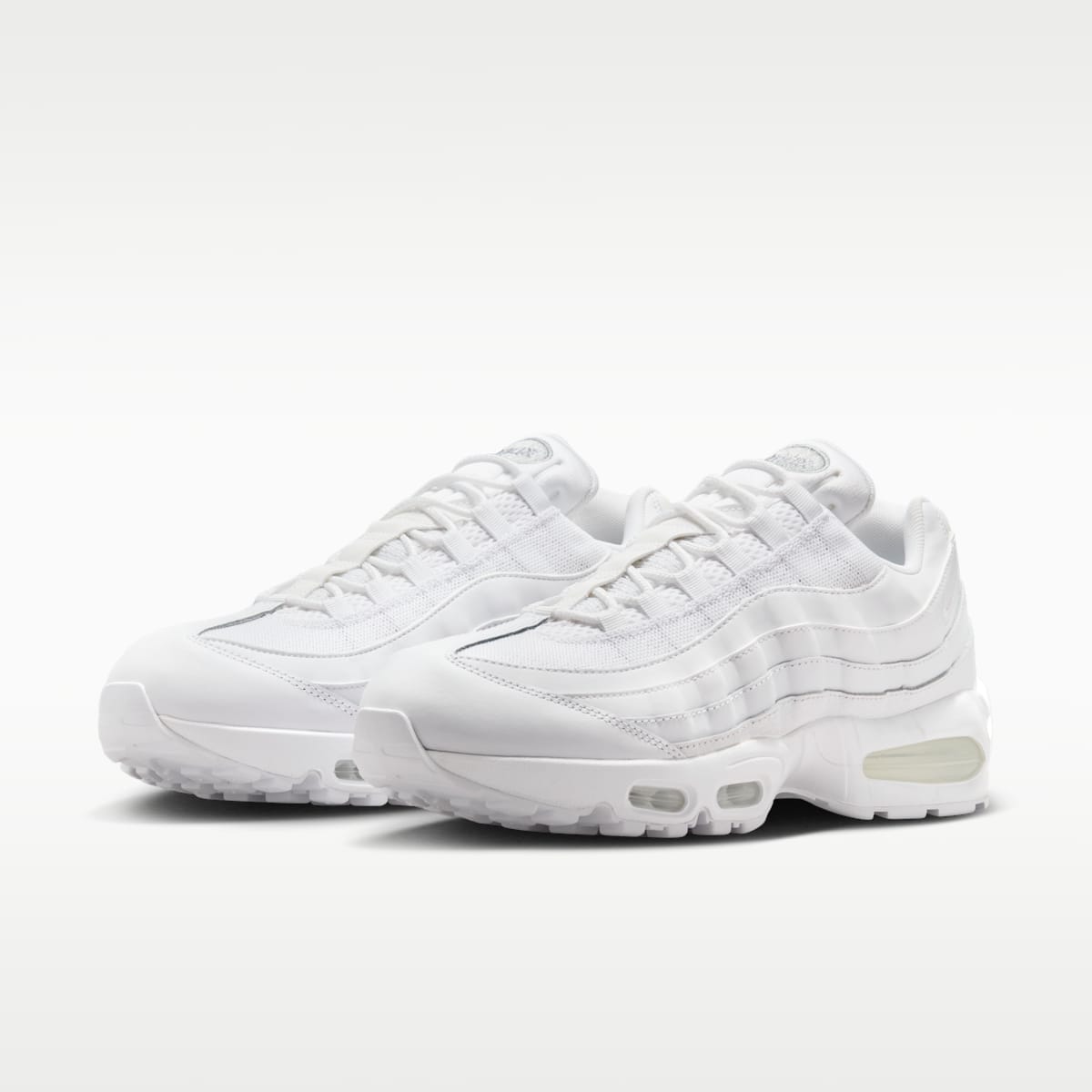 Nike Air Max 95 Big Bubble Men's Shoes - White/White/Pure Platinum/White - Image 5
