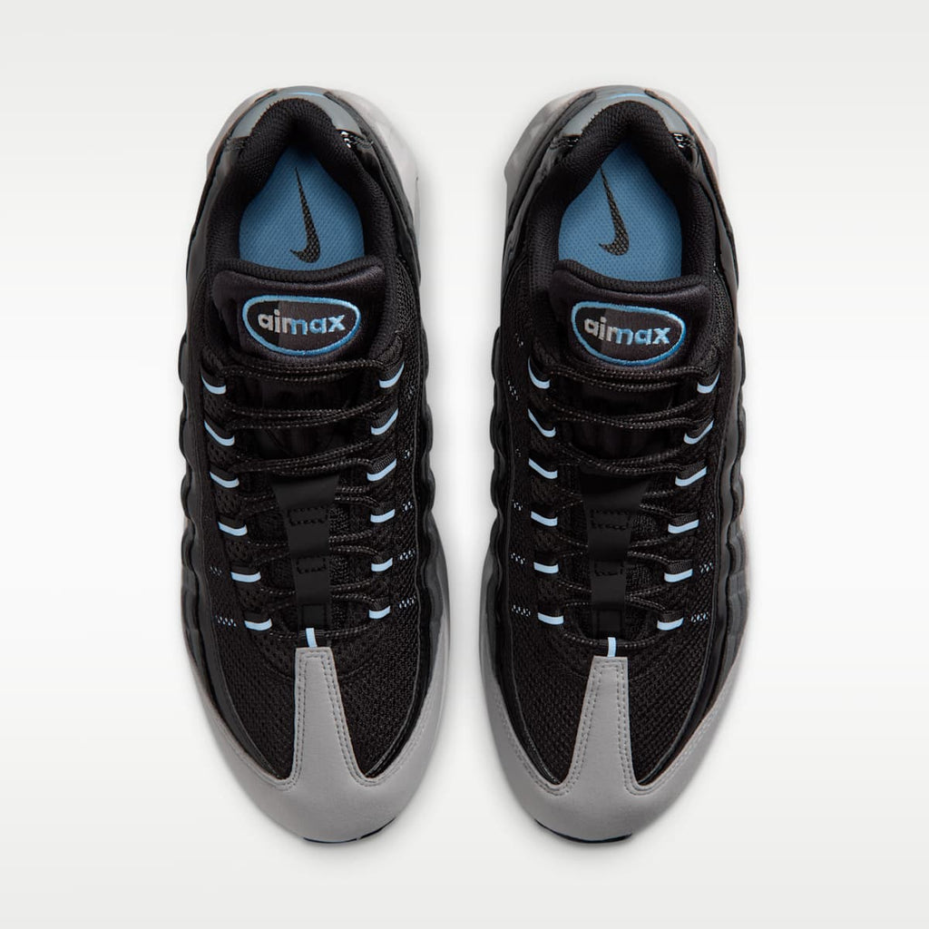 Nike Air Max 95 Big Bubble Men's Shoes - Black/Grey Fog/Anthracite/Football Blue - Image 4