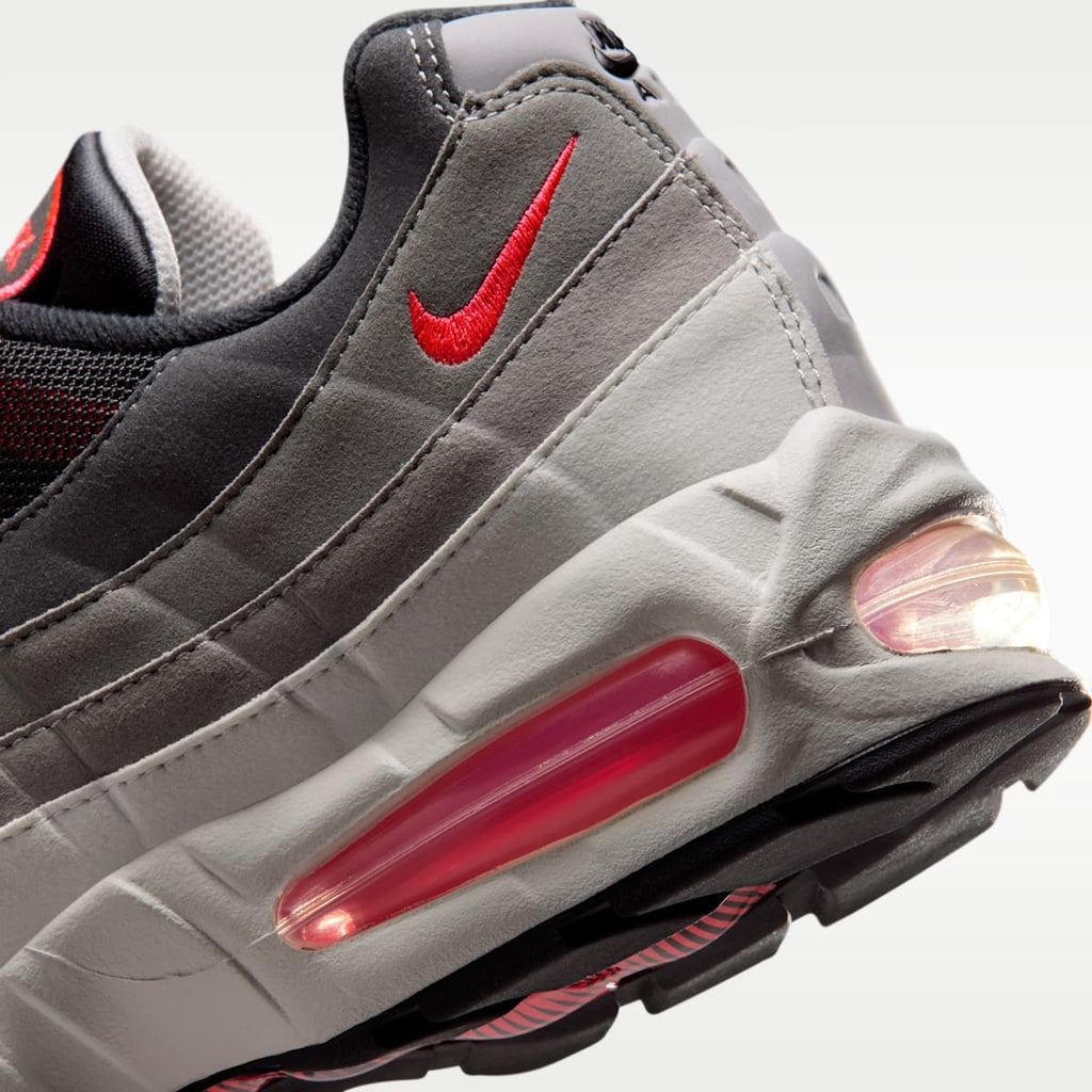 Nike Air Max 95 Big Bubble Premium Men's Shoes - Anthracite/Light Graphite/Light Charcoal/Solar Red - Image 8
