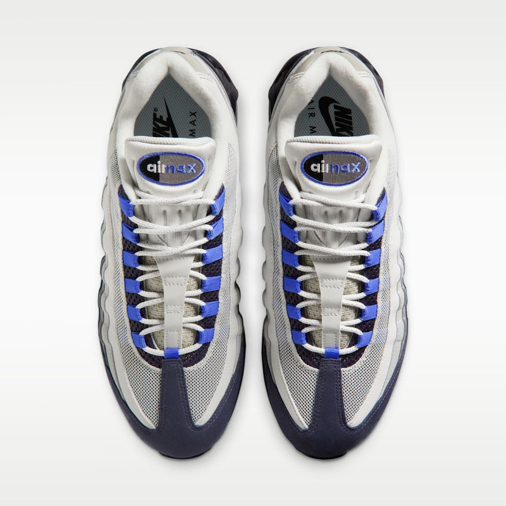 Nike Air Max 95 Big Bubble "OG" Men's Shoes - Photon Dust/Dark Raisin/Pencil Point/Sapphire - Image 4