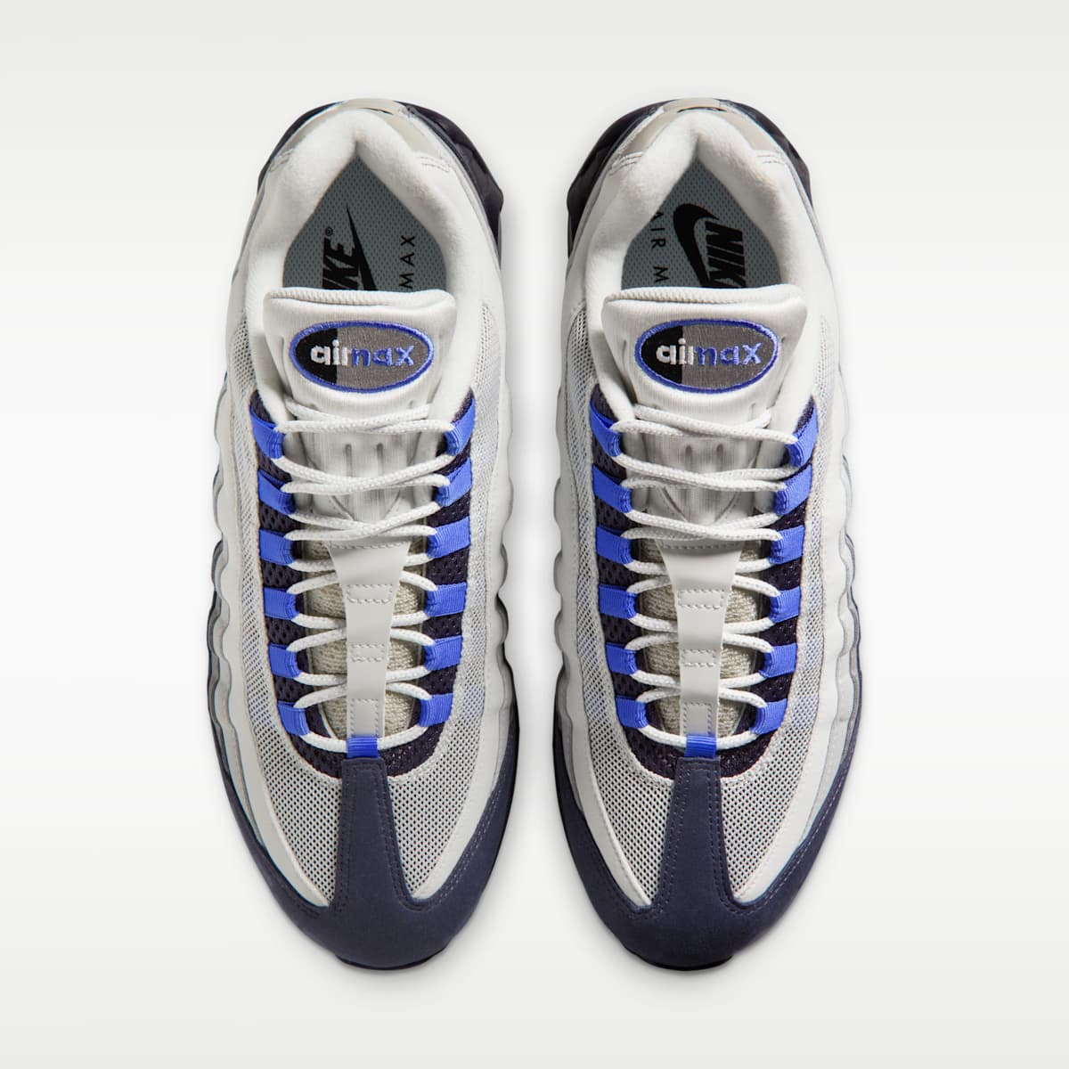 Nike Air Max 95 Big Bubble "OG" Men's Shoes - Photon Dust/Dark Raisin/Pencil Point/Sapphire - Image 4