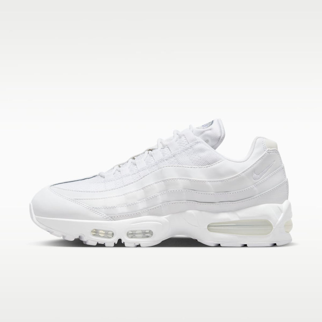 Nike Air Max 95 Big Bubble Men's Shoes - White/White/Pure Platinum/White - Image 1