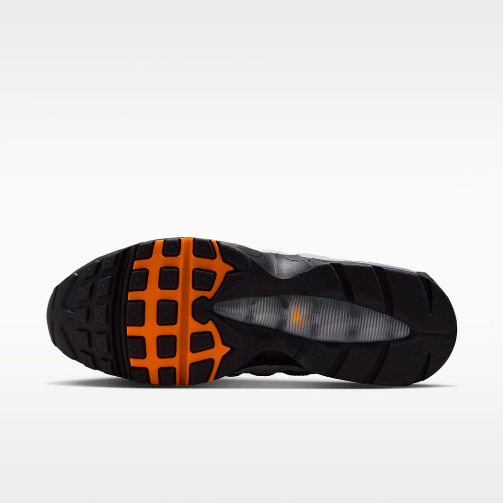 Nike Air Max 95 Big Bubble Men's Shoes - Black/White/Smoke Grey/Total Orange - Image 2