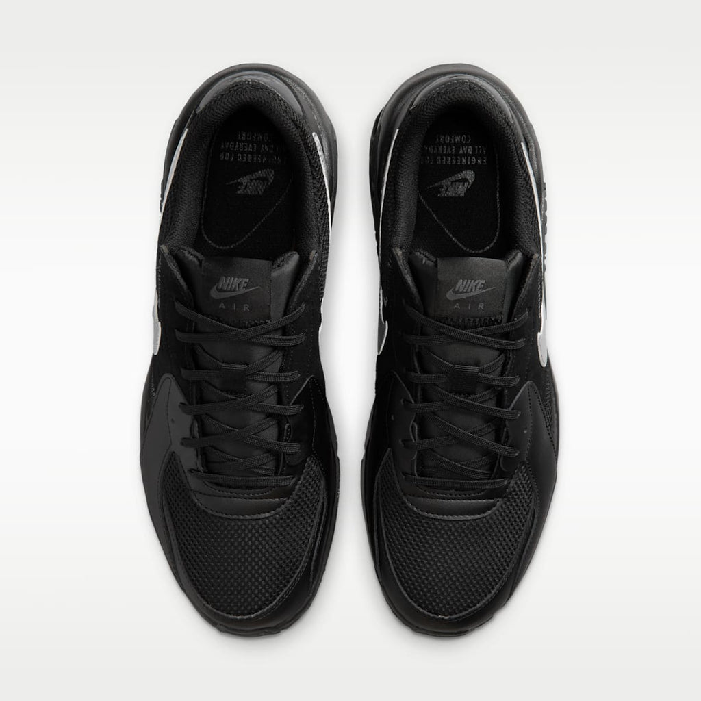 Nike Air Max Excee Men's Shoes - Black/Dark Smoke Grey/Metallic Silver - Image 4