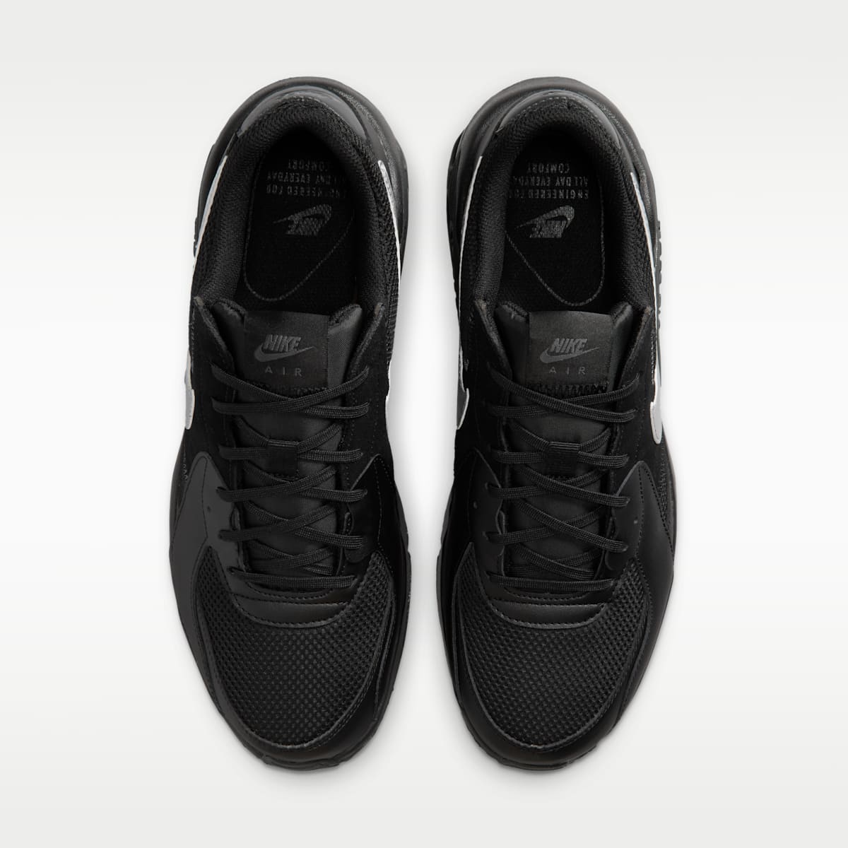 Nike Air Max Excee Men's Shoes - Black/Dark Smoke Grey/Metallic Silver - Image 4
