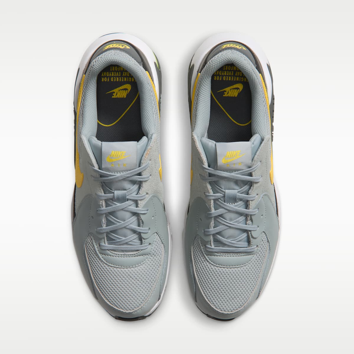 Nike Air Max Excee Men's Shoes - Light Pumice/Off White/Black/Chrome Yellow - Image 4