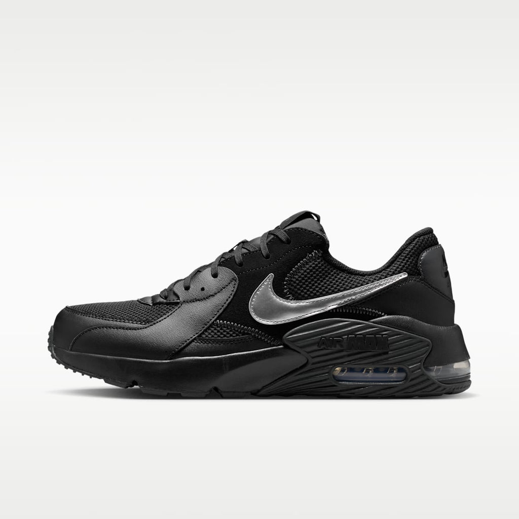 Nike Air Max Excee Men's Shoes - Black/Dark Smoke Grey/Metallic Silver - Image 1