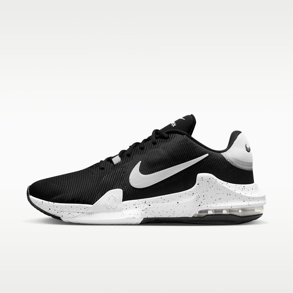 Nike Impact 4 Basketball Shoes - Black/Wolf Grey/White - Image 1