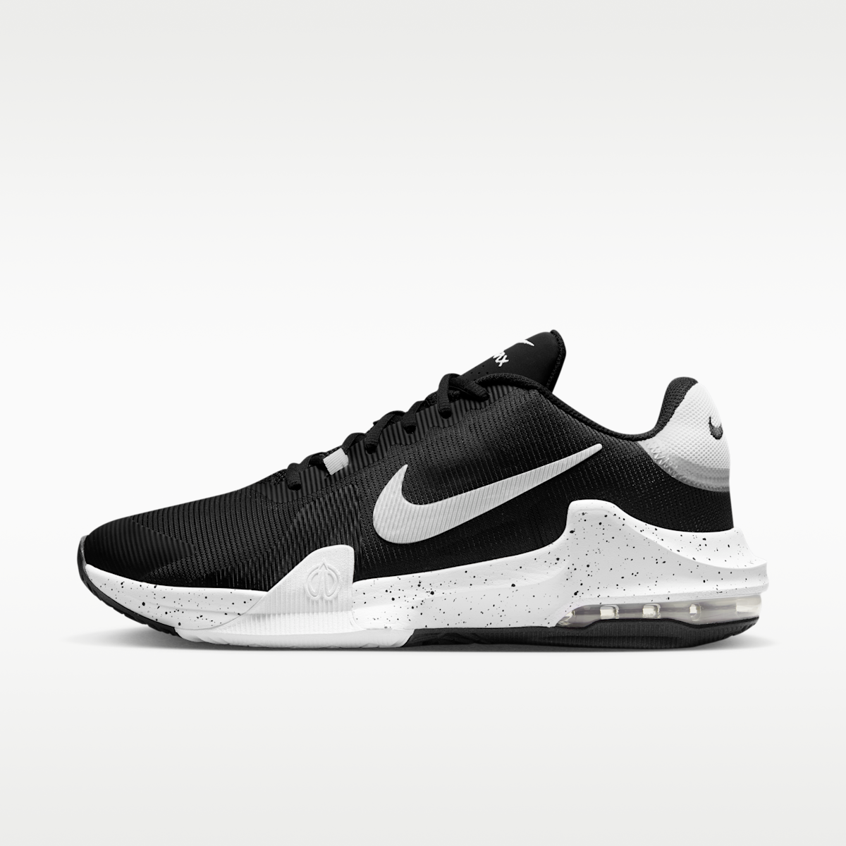 Women's Nike Impact 4 Basketball Shoes - Black/Wolf Grey/White