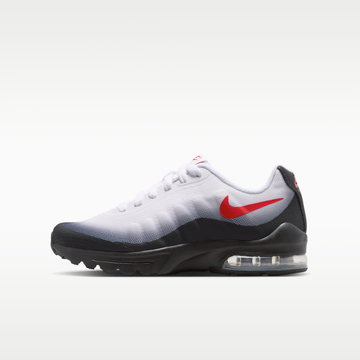 Nike Air Max Invigor Big Kids' Shoes - Obsidian/White/Black/Challenge Red