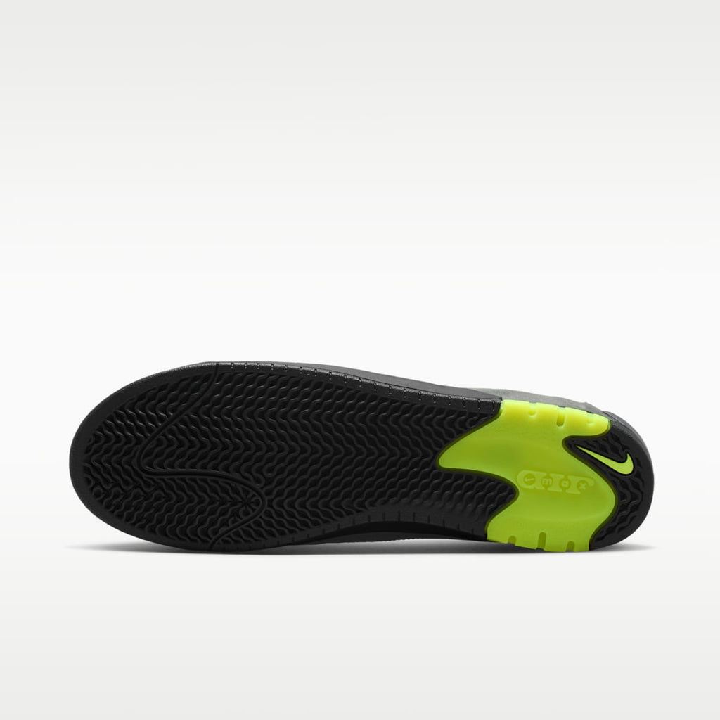 Nike Air Max Ishod Skate Shoes - Black/Anthracite/Light Graphite/Neon Yellow - Image 2