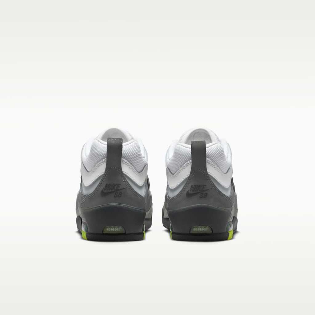 Nike Air Max Ishod Skate Shoes - Black/Anthracite/Light Graphite/Neon Yellow - Image 6