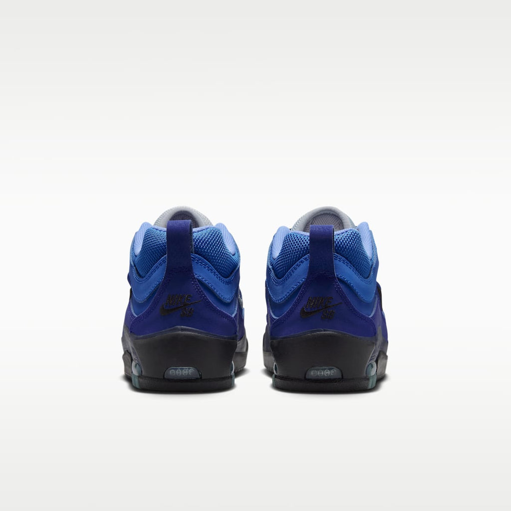 Nike Air Max Ishod Skate Shoes - Blue Void/Radiant Blue/Bright Blue/Metallic Silver - Image 6