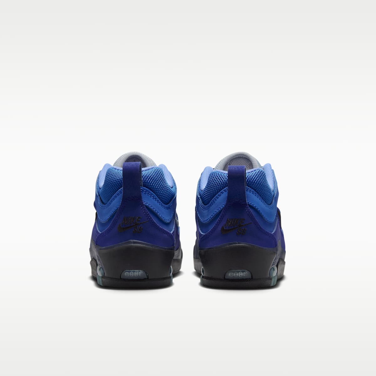 Nike Air Max Ishod Skate Shoes - Blue Void/Radiant Blue/Bright Blue/Metallic Silver - Image 6