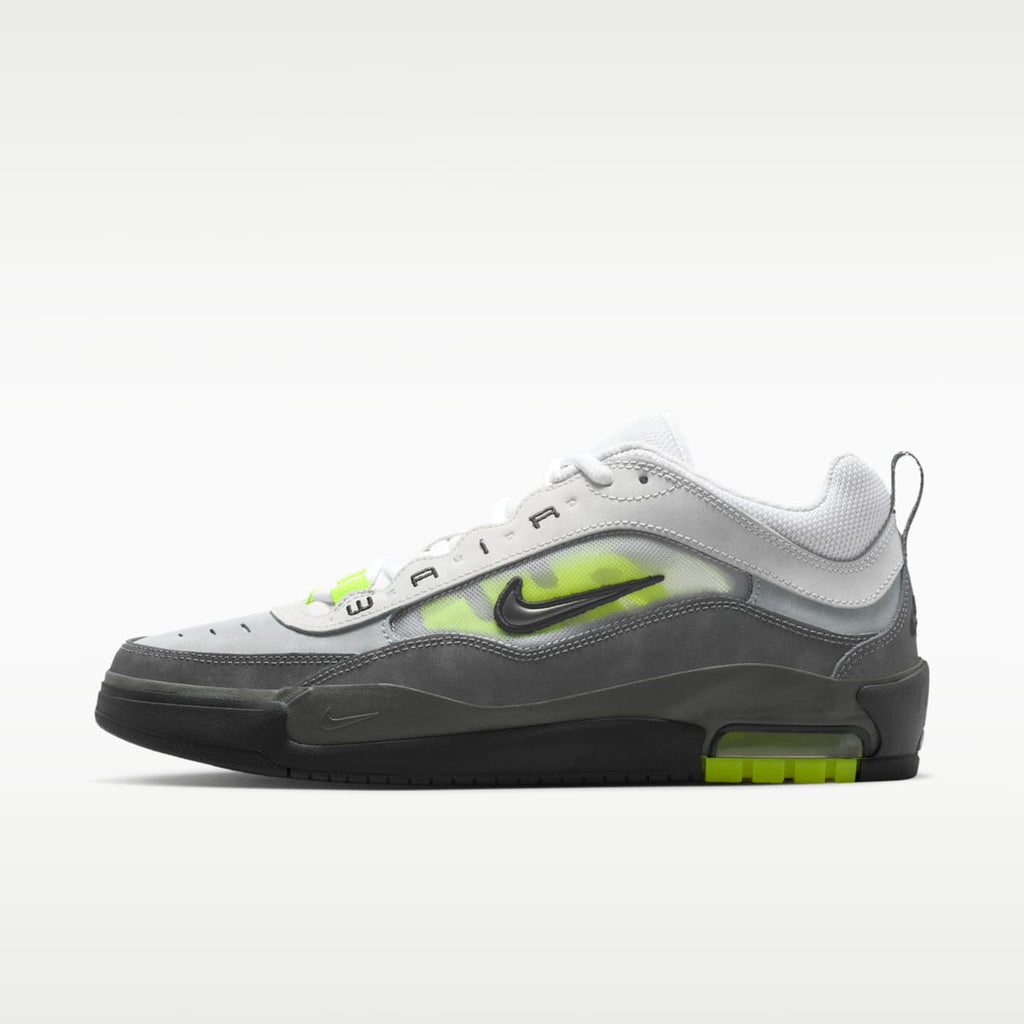 Nike Air Max Ishod Skate Shoes - Black/Anthracite/Light Graphite/Neon Yellow - Image 1