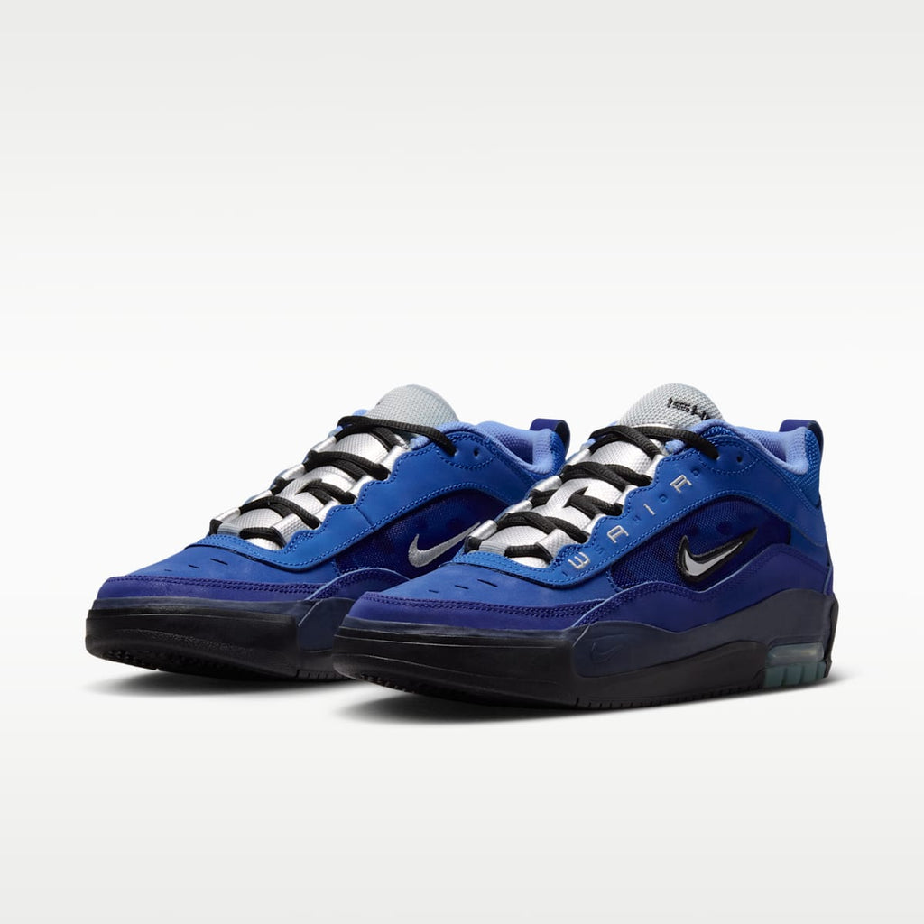 Nike Air Max Ishod Skate Shoes - Blue Void/Radiant Blue/Bright Blue/Metallic Silver - Image 5