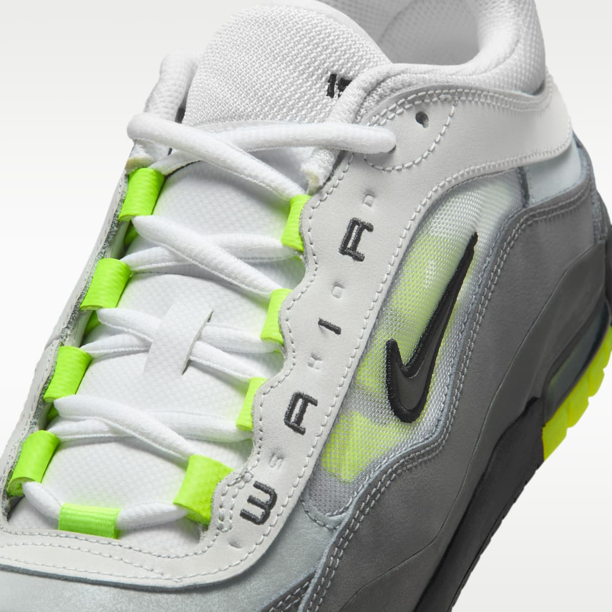 Nike Air Max Ishod Skate Shoes - Black/Anthracite/Light Graphite/Neon Yellow - Image 7