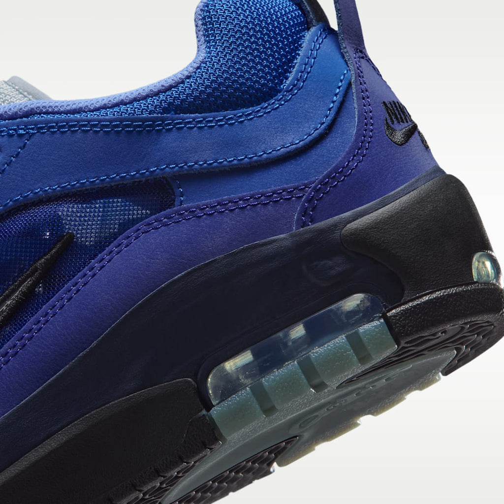 Nike Air Max Ishod Skate Shoes - Blue Void/Radiant Blue/Bright Blue/Metallic Silver - Image 8