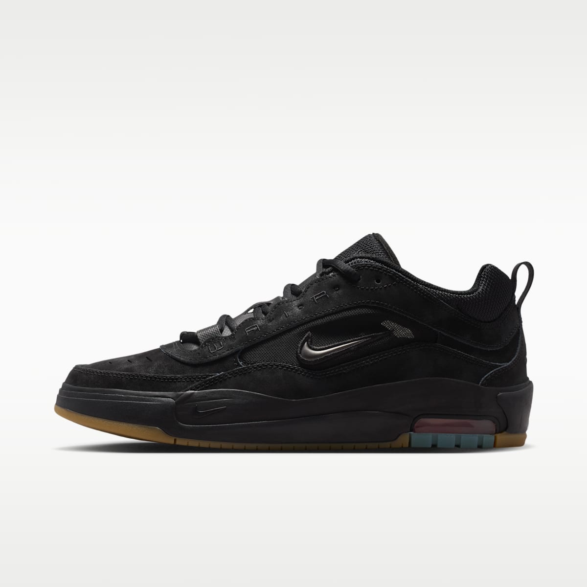 Nike Air Max Ishod Skate Shoes - Black/Black/Black/Black - Image 1