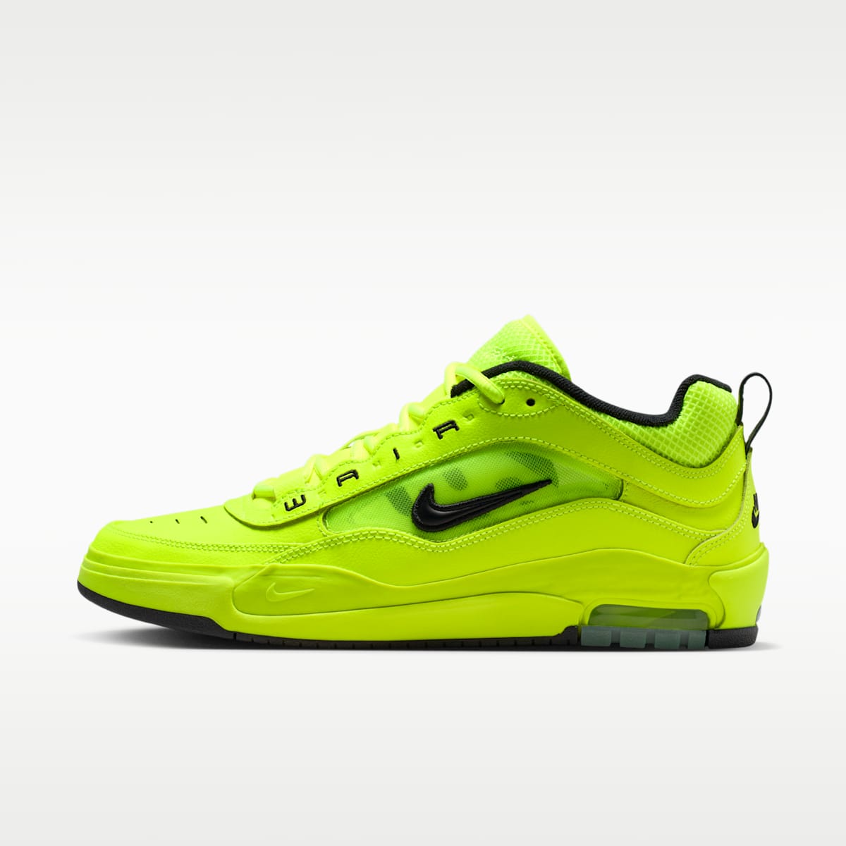 Nike Air Max Ishod Premium Skate Shoes - Volt/Volt/Black/Black - Image 1