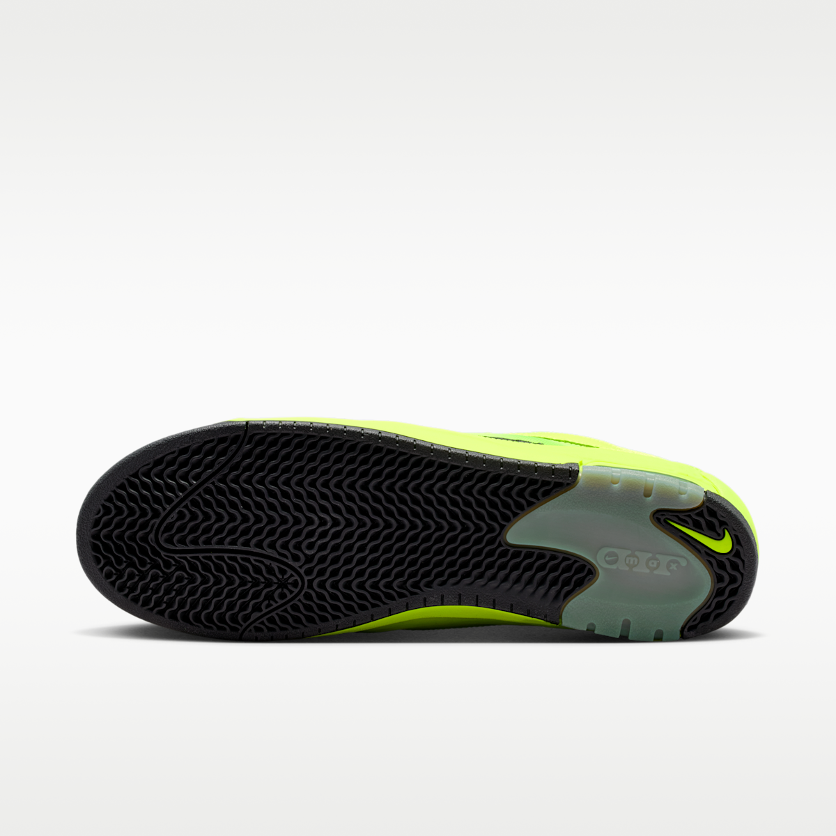 Women's Nike Air Max Ishod Premium Skate Shoes - Volt/Volt/Black/Black