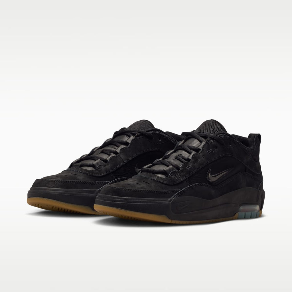 Nike Air Max Ishod Skate Shoes - Black/Black/Black/Black - Image 5