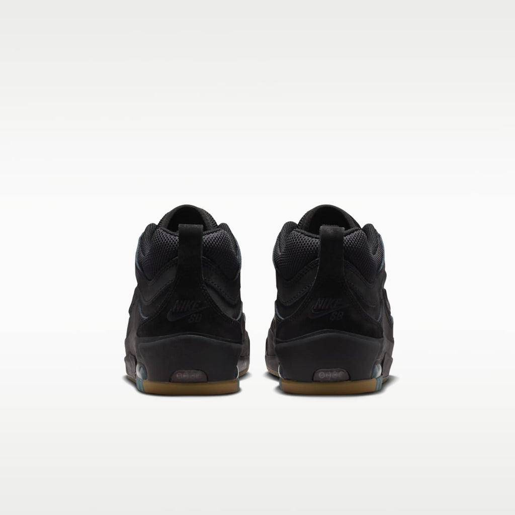 Nike Air Max Ishod Skate Shoes - Black/Black/Black/Black - Image 6