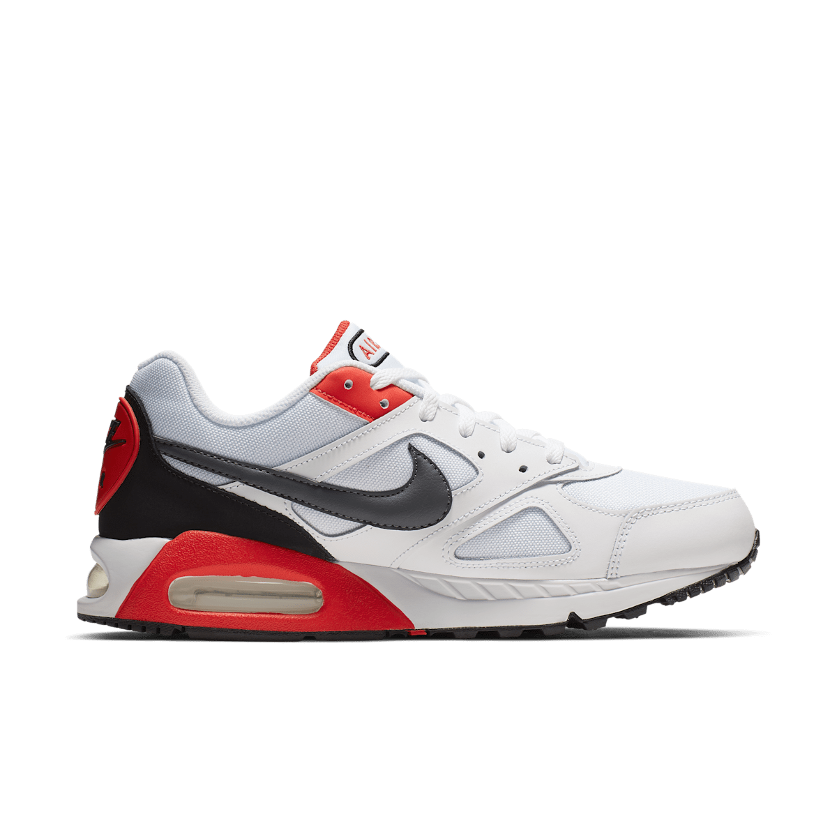 Nike Air Max IVO Men's Shoes - White/Habanero Red/Black/Dark Grey - Image 3