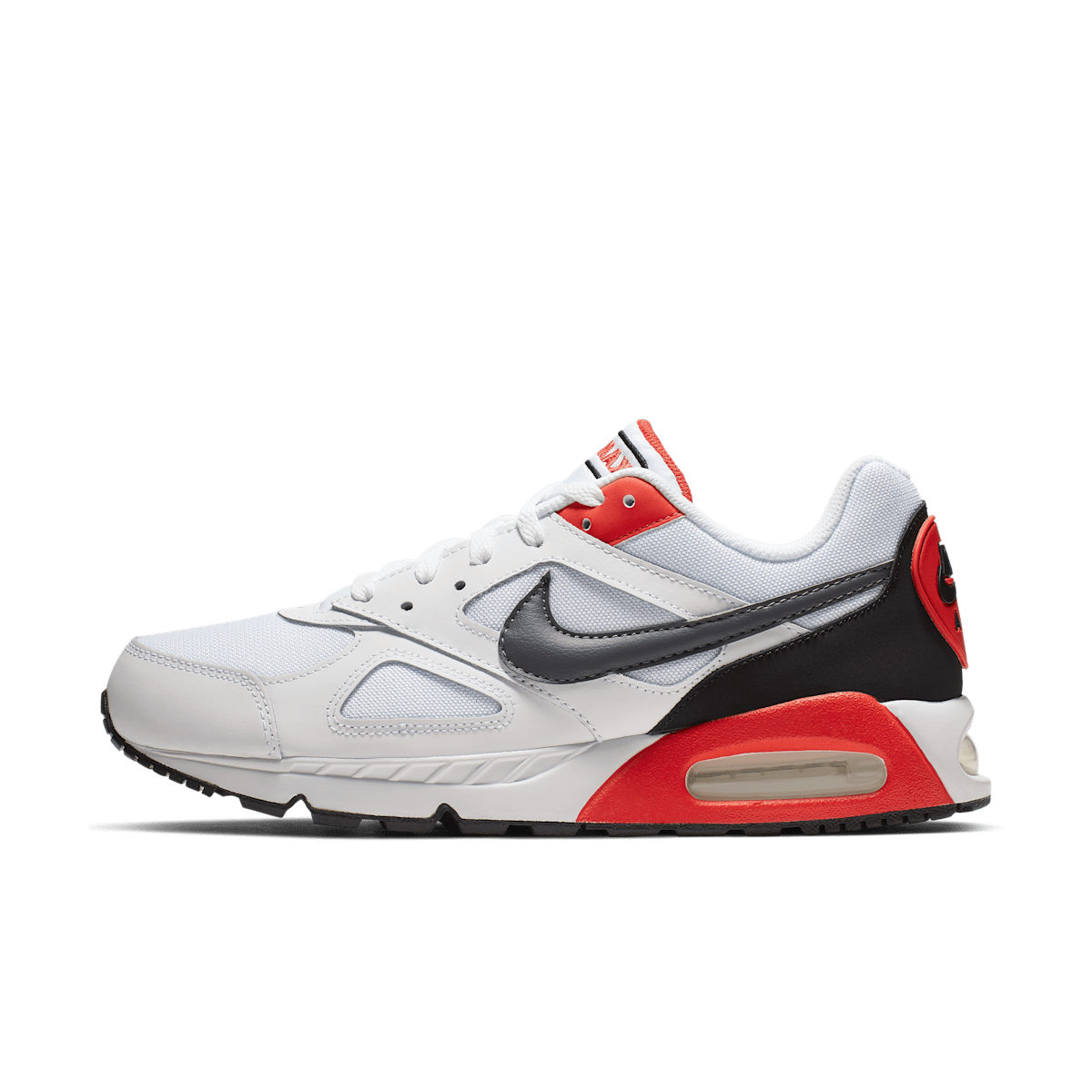 Nike Air Max IVO Men's Shoes - White/Habanero Red/Black/Dark Grey - Image 1