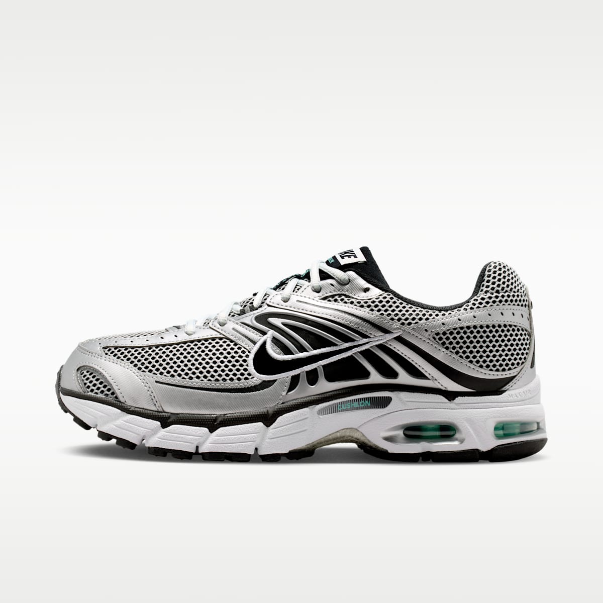 Nike Air Max Moto 2K Men's Shoes - Off White/Metallic Silver/Hyper Turquoise/Black - Image 1