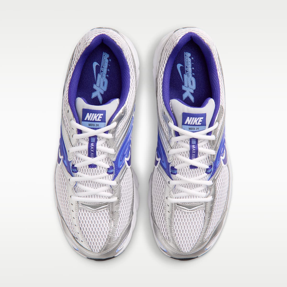 Nike Air Max Moto 2K Men's Shoes - White/Wolf Grey/Royal Pulse/Concord - Image 4