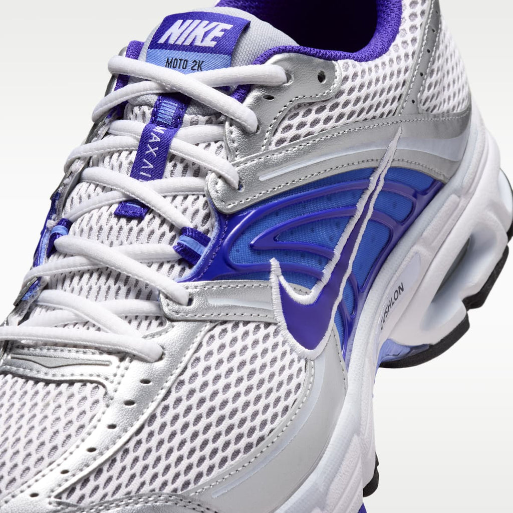 Nike Air Max Moto 2K Men's Shoes - White/Wolf Grey/Royal Pulse/Concord - Image 7