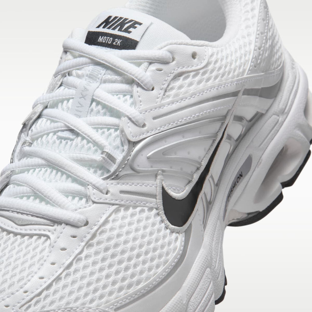 Nike Air Max Moto 2K Men's Shoes - White/Metallic Silver/Photon Dust/Black - Image 7